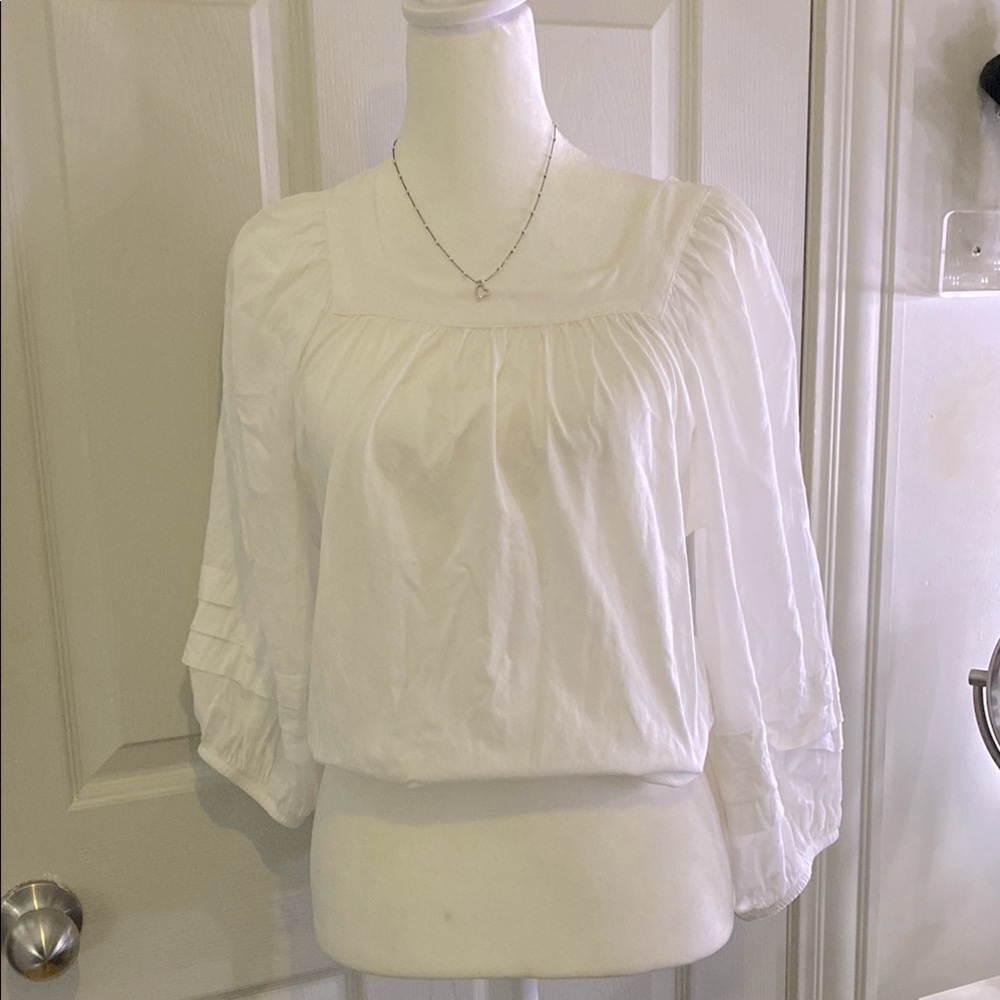 Elegant White Women's Top